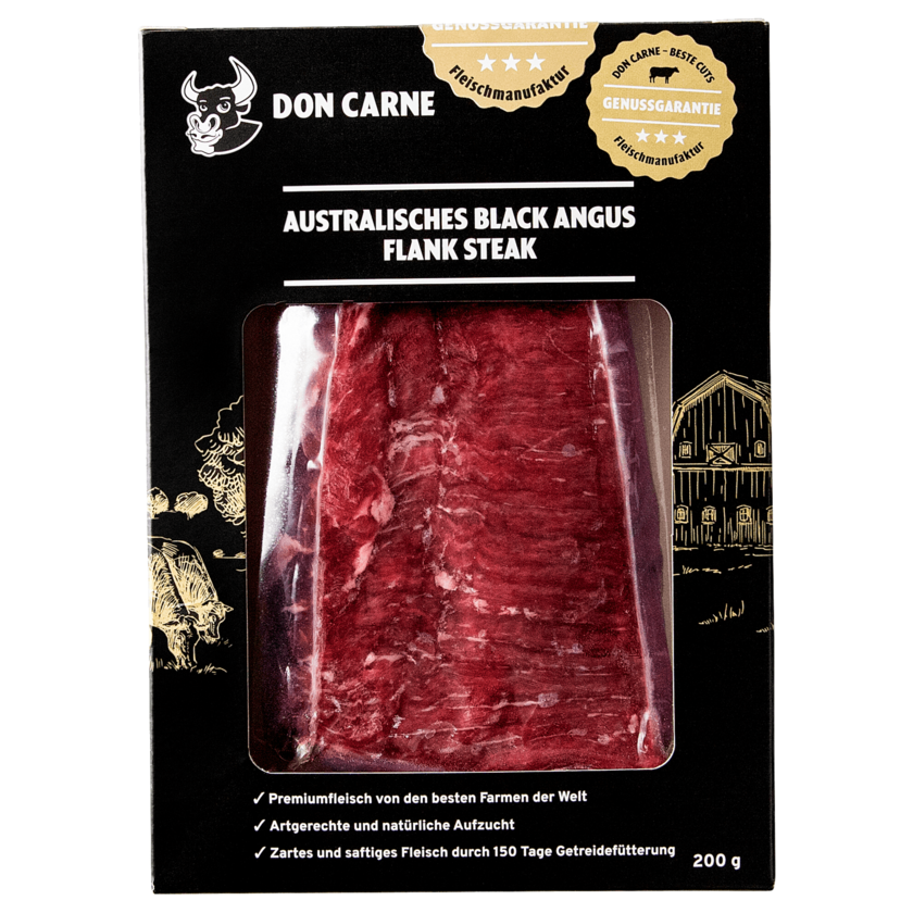 Don Carne Australisches Black Angus Flank Steak 200g
